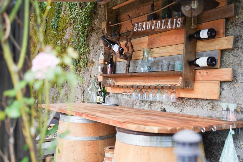 Saint-Didier-sur-Beaujeu Maison Vigneron - Maison Et Studio מראה חיצוני תמונה